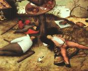 懒人之国 - 老彼得·勃鲁盖尔